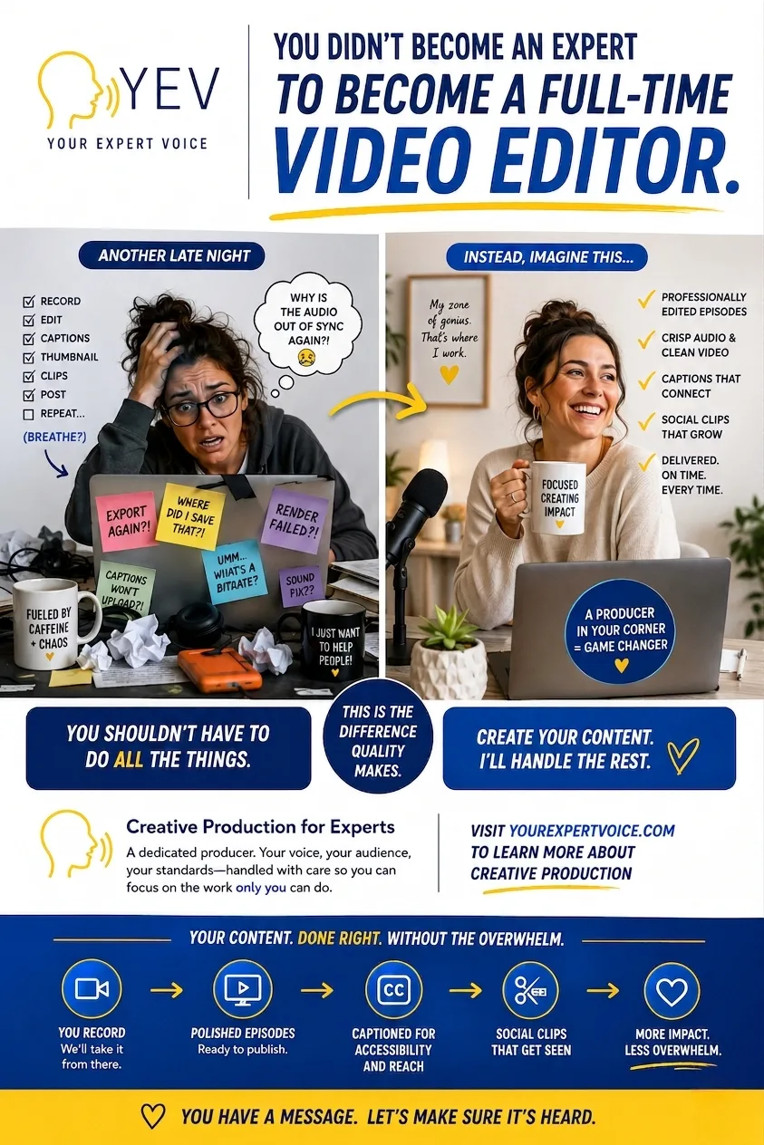 Creative Production promotional graphic
