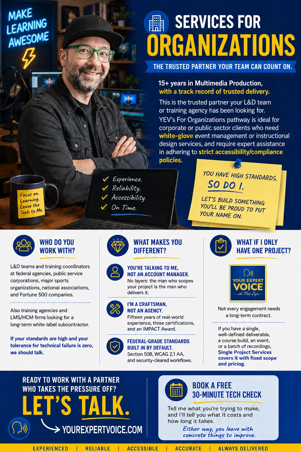 For Organizations promotional graphic